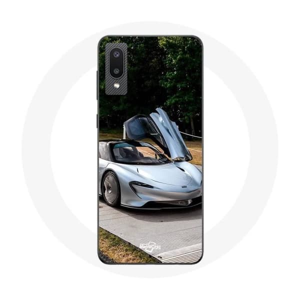 Cover til Samsung Galaxy A02 Formel 1 McLaren Bil Grå