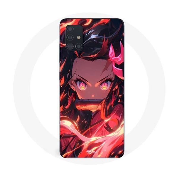 Coque Maniacase för Samsung Galaxy A51 4g Demon Slayer Nezuko Kamado Manga anime