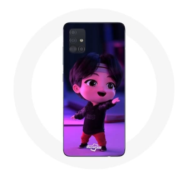 Cover til Samsung Galaxy A71 BTS TinyTAN Jin Animation