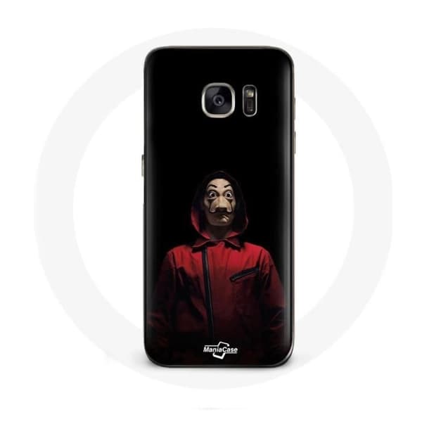Coque - La casa de papel - Samsung Galaxy S7 - Blød - Sort - Beskyttelse Svart