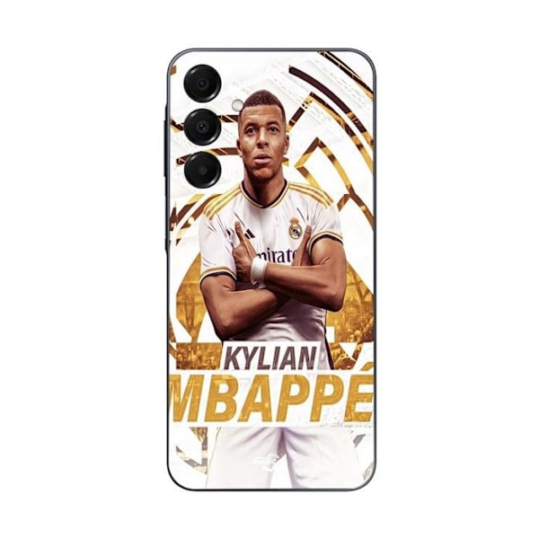 Coque - Maniacase - Samsung Galaxy A16 - Silikon - Kylian Mbappe - Svart Svart