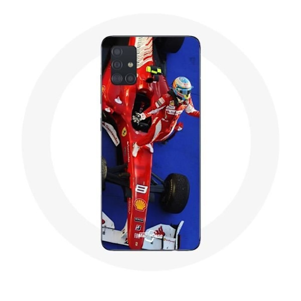Coque för Samsung Galaxy A51 5G Formel 1 Fernando Alonso F1-förare Röd