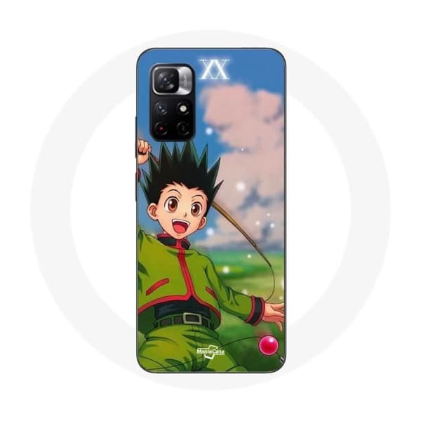 Coque - Maniacase - Redmi Note 11 5G - Gon Freecss Hunter x Hunter - Silikone - Blød svart