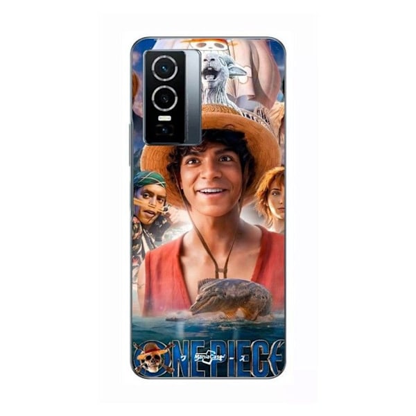 Coque för Vivo Y76 5G poster Luffy One piece Maniacase SVART
