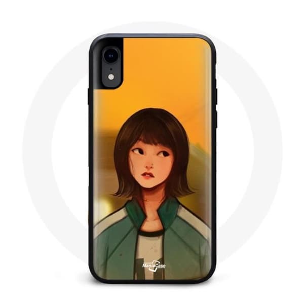 Coque - Squid Game - Ji Yeong No 240 - Blød - Sort - Iphone XR
