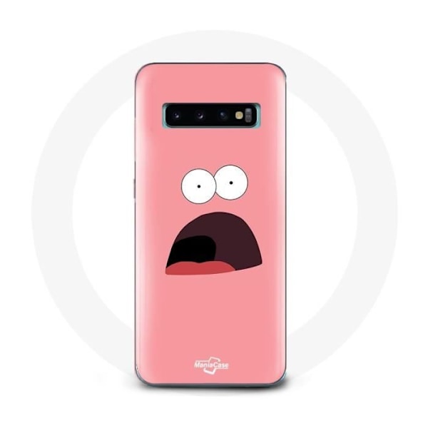 Coque - Bobben Svamp - Samsung Galaxy S10 Plus - Mjuka - Rosa - Patrick Stjärna Rosa