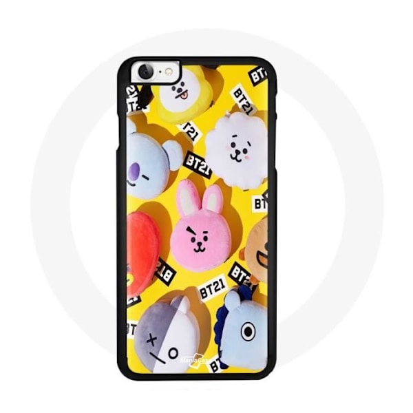Coque för Iphone 5 BTS Bangtan Sonyeondan BT21 Tata Chimmy Cooky Rj Shooky Koya Mang och Van