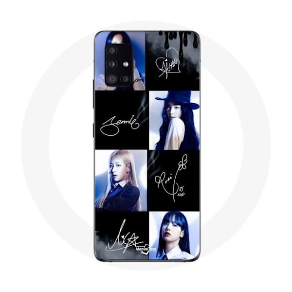 Coque Maniacase för Samsung Galaxy A51 5G blackpink signaturfoto