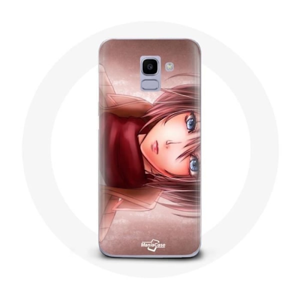 Coque för Samsung Galaxy J6 2018 Mikasa Ackerman Attack on Titan Anime Serie Japansk
