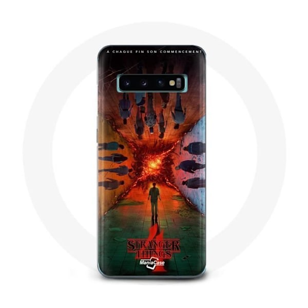 Coque för Samsung Galaxy S10 Edge Stranger Things Säsong 4 Affisch Utrustningar av den Nya Teorin