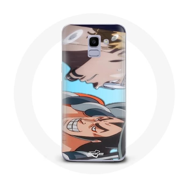Coque för Samsung Galaxy A6 2018 Oden och Rayleigh One Piece Anime Manga