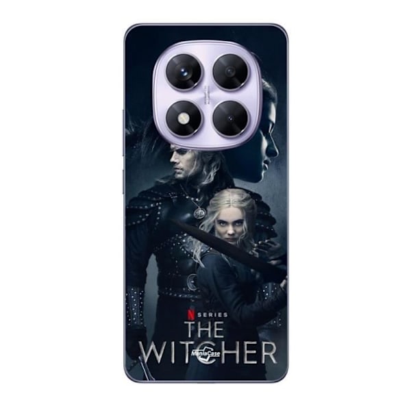 Coque - Xiaomi - Redmi Note 14 Pro 5G - Mjuk - Svart - The Witcher (Geralt, Yennefer, Ciri)