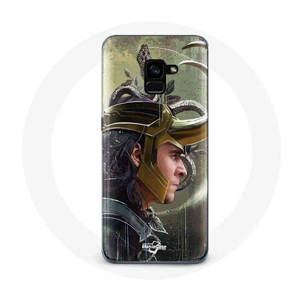 Coque för Samsung Galaxy A8 Plus Loki Thor Ragnarok med headset Fanart Säsong 1