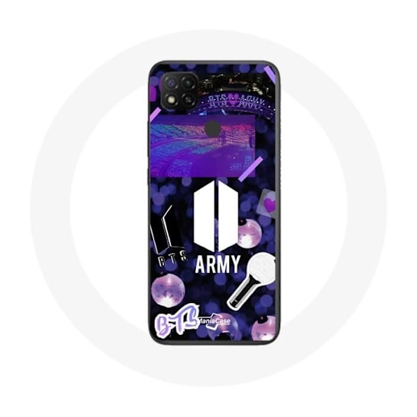 Coque för Xiaomi Redmi 9C Bangtan Sonyeondan BTS-logotyp Army Bomb Lightstick