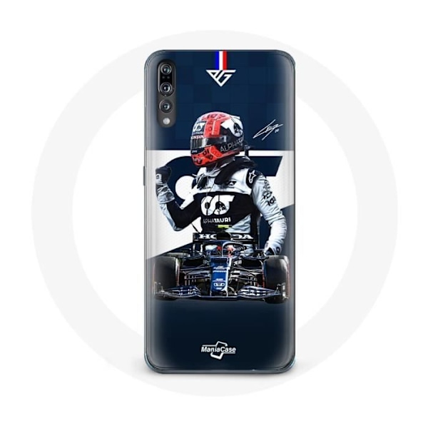 Coque för Huawei P20 pro Formule 1 Max Verstappen F1-förare Blå
