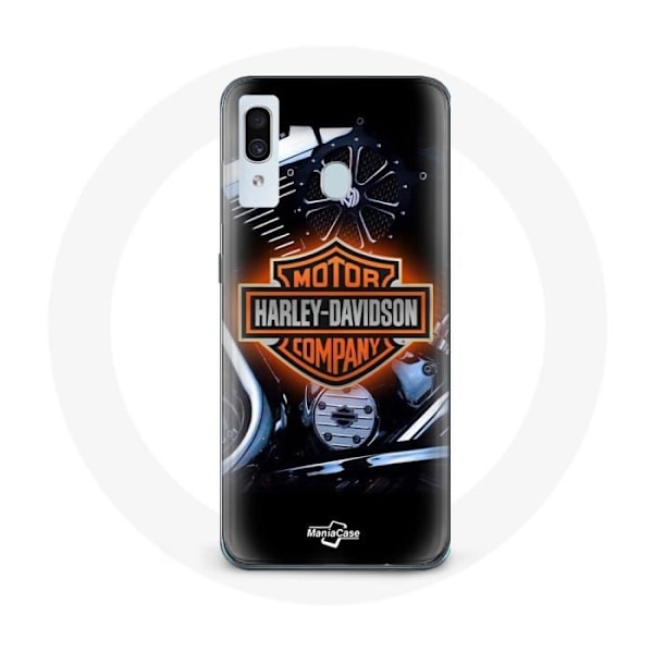 Coque för Samsung Galaxy A40 Harley Davidson bilföretagslogotyp
