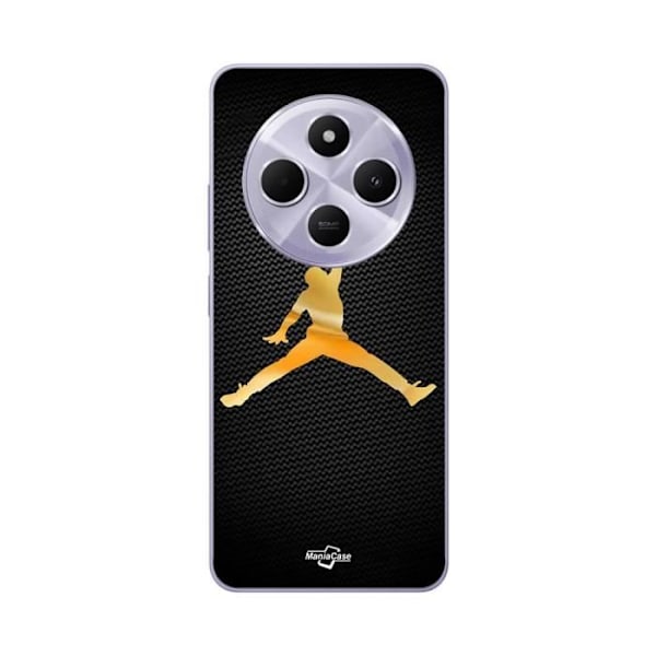 Coque Xiaomi Redmi 14C Jordan-logotyp 23 nike basket färg guld Maniacase
