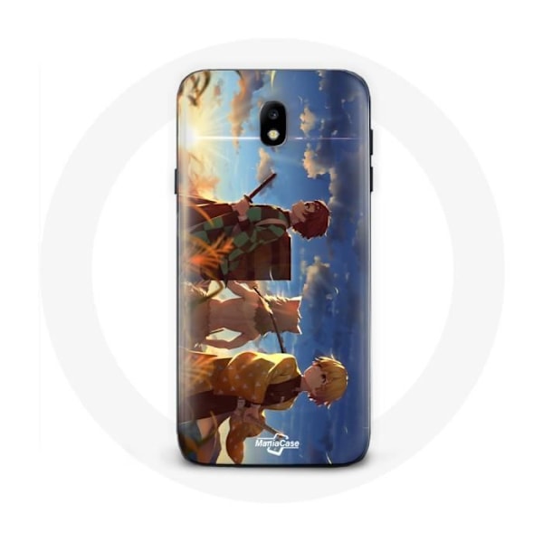 Coque för Samsung Galaxy J7 2017 Tanjiro Inosuke och Zenitsu Demon Slayer Kimetsu no Yaiba Anime Manga