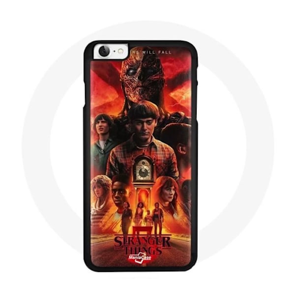 Coque - Maniacase - Iphone 6 Plus - Flexibel - Svart - Stranger Things Säsong 5