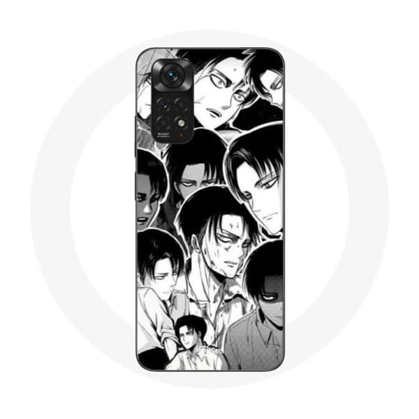 Coque för Xiaomi Redmi Note 11S Attack on Titan Manga Levi Ackerman