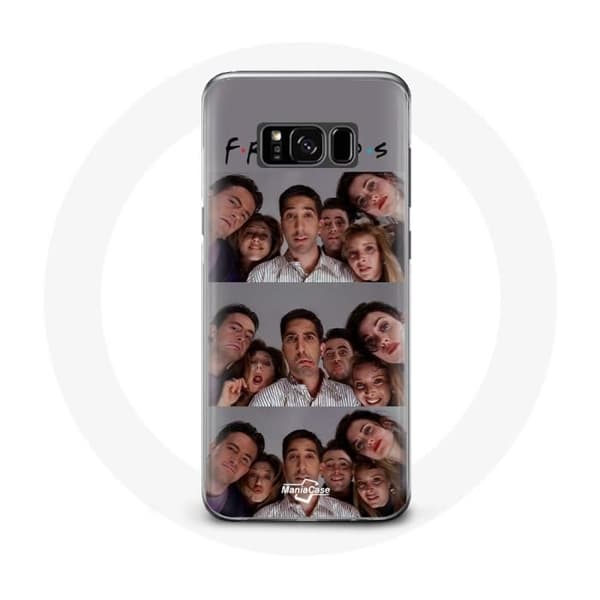 Coque - Vänner - Samsung Galaxy S8 Plus - Mjuk - Grå - Skydd