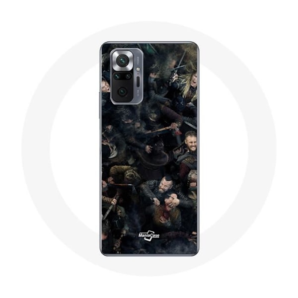 Coque för Xiaomi Redmi Note 10 Pro Vikings Teaser Säsong 6 Affisch Karaktärer Konst