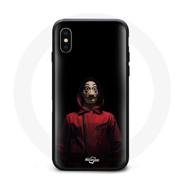 Coque - La Casa De Papel - Iphone XS Max - Souple - Noir - Mixte