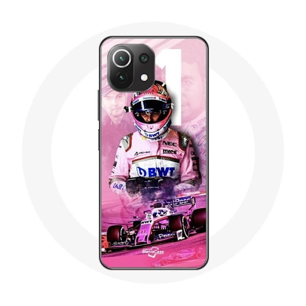 Coque - Xiaomi - Mi 11 Lite - Formel 1 - Sergio Pérez - Flexibel - Rosa Rosa