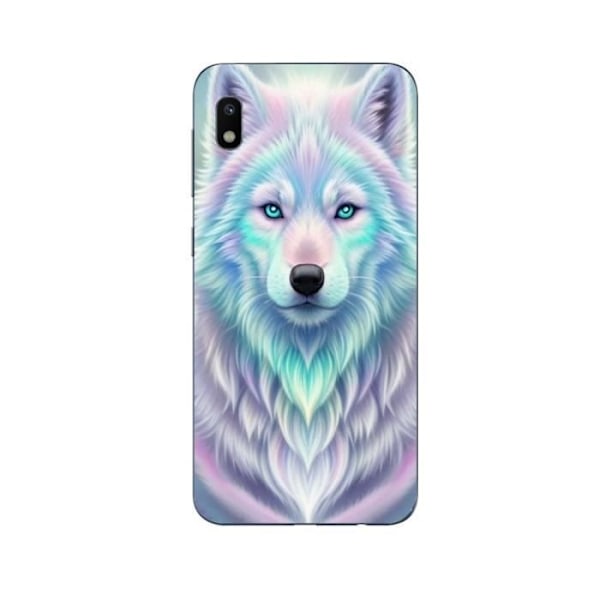 Coque Maniacase för Samsung Galaxy A10 Varg vit reflektion lila