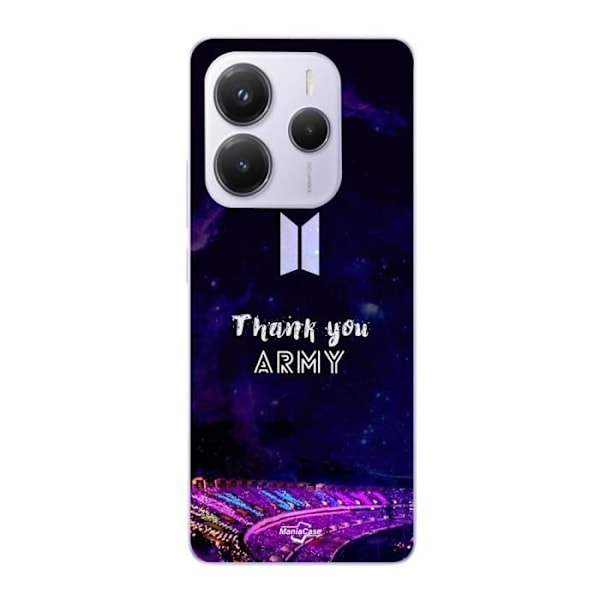 Coque Xiaomi Redmi Note 14 5G BTS armé gruppen BTS kung av K-pop Maniacase
