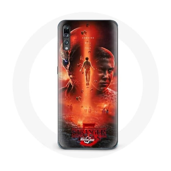 Fodral för Huawei P20 - Maniacase - Stranger Things - Mjuk - Svart - Unisex