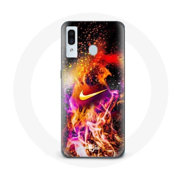 Coque - Nike - Samsung Galaxy A30 - Mjuk - Färgglad - Skydd och dekoration färgrik