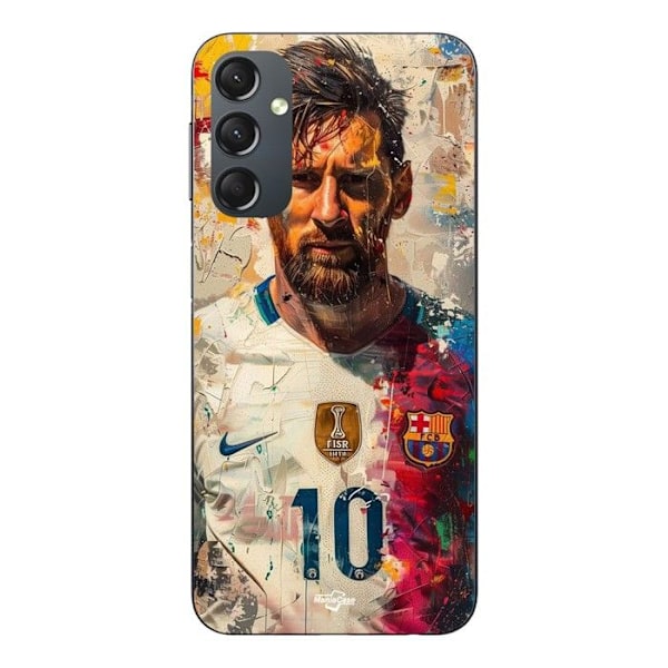 Coque - Maniacase - Samsung Galaxy A24 - Svart - Mjuk - Messi Champion nr 10