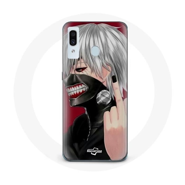 Coque för Samsung Galaxy A20 Tokyo Ghoul Kaneki Ken Mask Anime finger - Maniacase