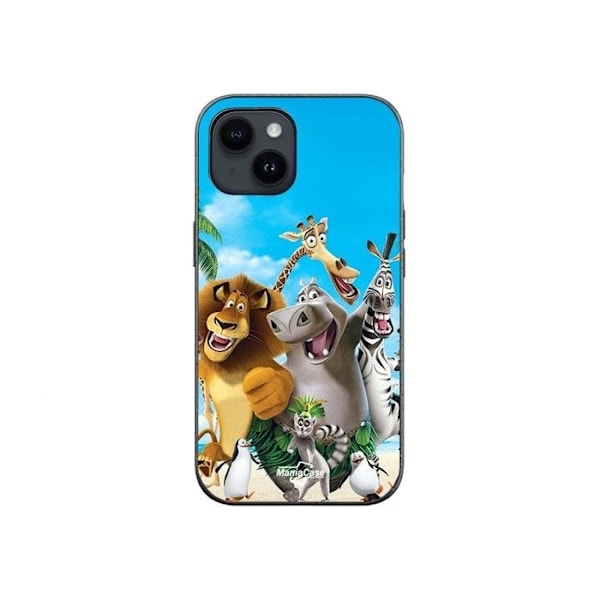 Coque Iphone 13 Madagascar Anime Maniacase Svart