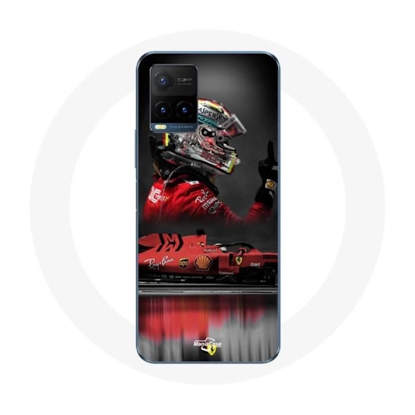 Coque - Maniacase - Vivo Y21s 2021 / Y21 2021 - Formel 1 - Sebastian Vettel - Mjuk Svart