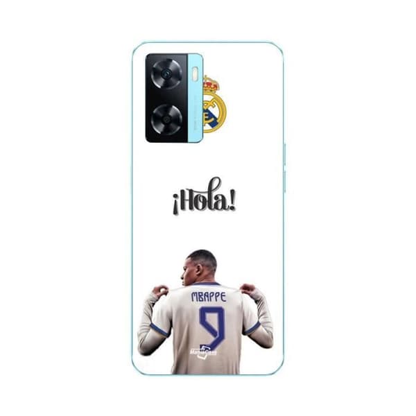 Coque - Real Madrid - A57s - Kylian Mbappe - Fleksibel - Sort