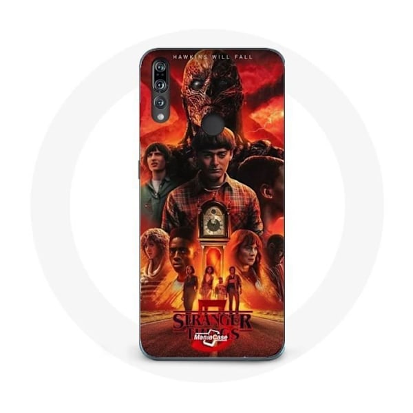 Coque för Huawei P30 Lite - Maniacase - Stranger Things Säsong 5 - Mjuk - Svart - Blandad