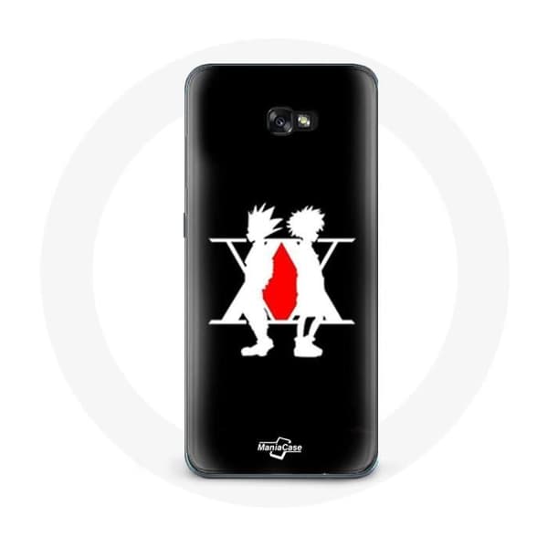 Samsung Galaxy A8 2016 Coque Hunter x Hunter Manga Logo Musta