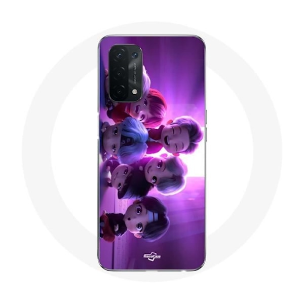 Coque för Oppo A54 5G BTS TinyTAN Animation Affisch RM Jin Suga J-Hope Jimin V Och Jungkook Mic Drop