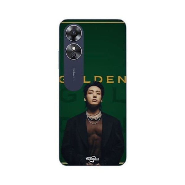 Coque Oppo A17 Album 2024 Guld jungkook BTS Maniacase