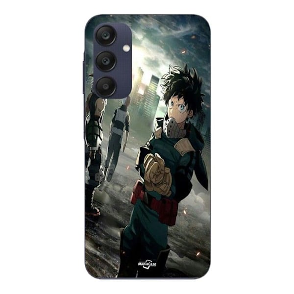 Coque - Maniacase - Samsung Galaxy A25 - My Hero Academia - Mjuk - Svart