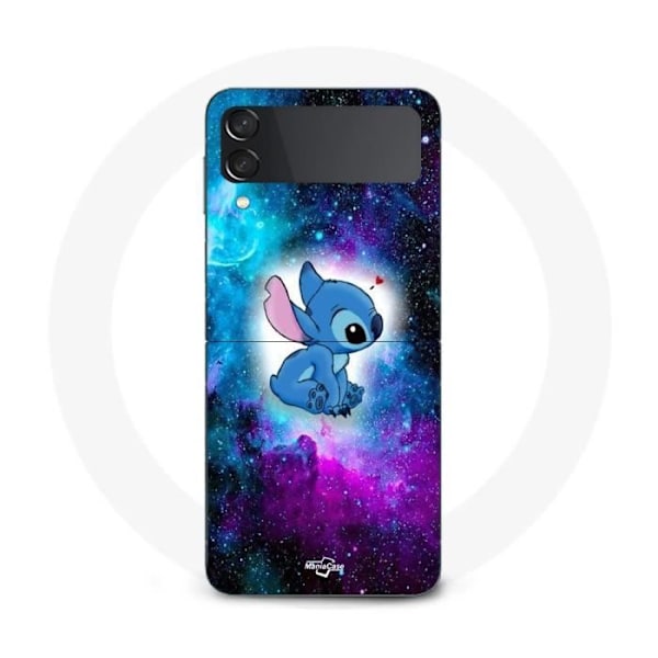 Coque Samsung Galaxy Z Flip4 Stitch ohana färgglad rymd