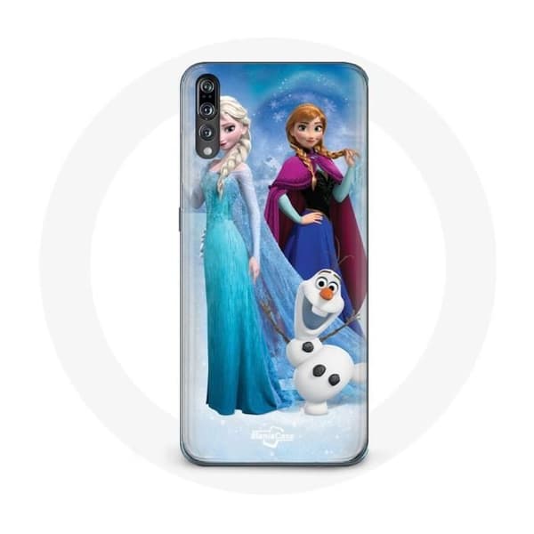 Coque Huawei p20 Lumiere Elsa Anna Olaf