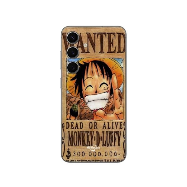 Coque Samsung Galaxy S24 plus One Piece Wanted Poster Monkey D. Luffy Maniacase