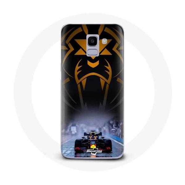 Skydd för samsung galaxy J6 Formule 1 Sebastian Vettel Formel 1-förare Svart