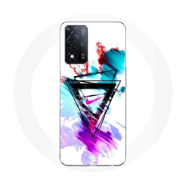 Coque - Maniacase - Oppo A93s 5G - Svart - Flexibel - Snygg Nike-logotyp Svart