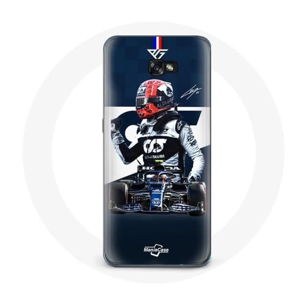 Cover - Max Verstappen - Samsung Galaxy A8 2016 - Blød - Beskyttelse - Blå Blå
