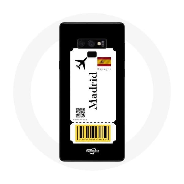 Cover til Samsung Galaxy Note 9 Flybillet Madrid Spanien