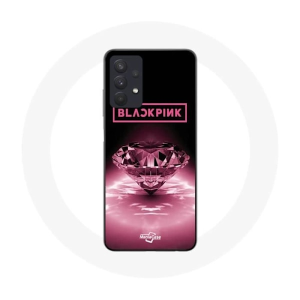 Coque - Maniacase - Samsung A32 5G - Svart och rosa - Mjuk - Skydd och dekoration svart